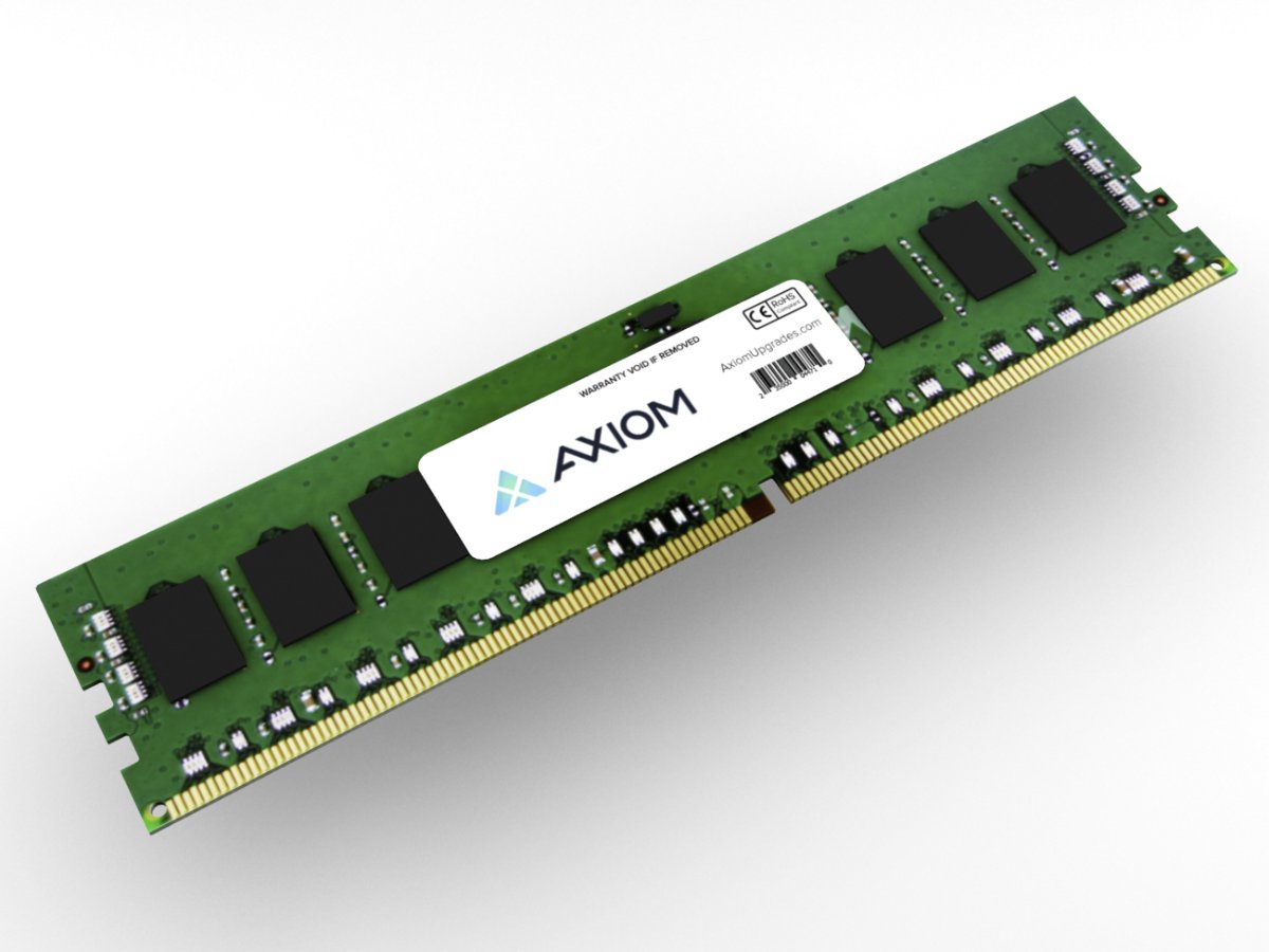 Axiom 64GB DDR5-5600 ECC RDIMM for Dell - AC830718 - For Server - 64 GB - DDR5-5600/PC5-44800 DDR5 SDRAM - 5600 MHz - CL46 - 1.10 V - ECC - Registered - 288-pin