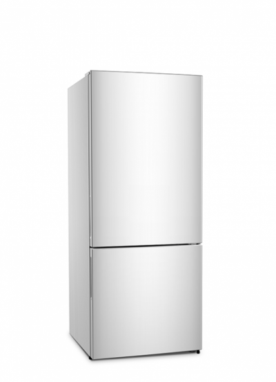 Hisense 27.7-inch, 14.8 Cu.ft. Counter-Depth Bottom Freezer Refrigerator With Digital Display RB15N6AWE