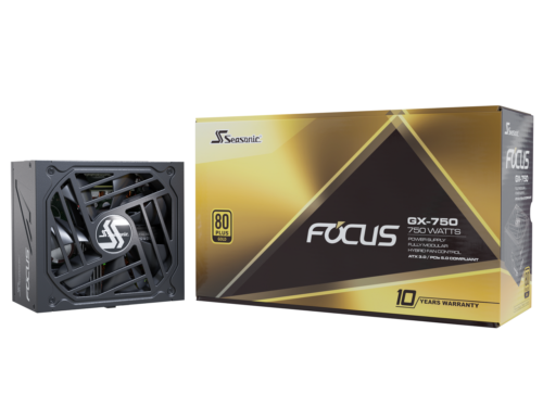 Seasonic FOCUS V3 GX-750 750W 80+ Gold Full-Modular Fan Control in Fanless Silent and Cooling Mode Perfect Power Supply for Gaming and Various Application SSR-750FX3.
