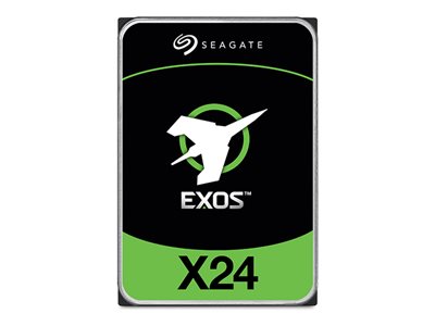 Seagate Exos X24 ST12000NM001H 12 TB Hard Drive - 3.5" Internal - SATA (SATA/600) - Conventional Magnetic Recording (CMR) Method - Storage Array Device Supported - 7200rpm - Hot Pluggable - 512e/4Kn Format
