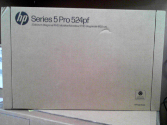OPEN BOX - HP 524pf 24" Class Full HD LED Monitor - 16:9 - Black