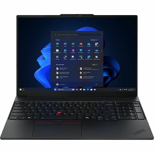Lenovo ThinkPad E16 Gen 3 21ST0004US 16" Notebook - WUXGA - AMD Ryzen 7 250 - 16 GB - 512 GB SSD - English Keyboard - Black - AMD Chip - 1920 x 1200 - Windows 11 Pro - AMD Radeon 780M Graphics - In-plane Switching (IPS) Technology - Front Camera/Webc
