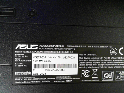 OPEN BOX - MONITOR