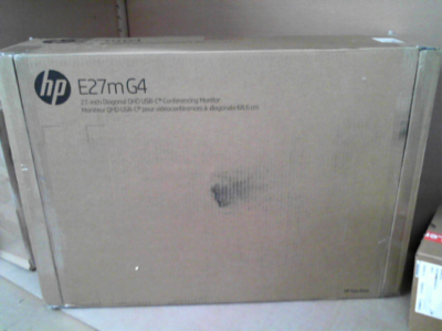 OPEN BOX - HP E27m G4 QHD USB-C Conferencing Monitor