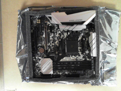 OPEN BOX - ASRock B450M Steel Legend Socket AM4/ AMD Promontory B450/ DDR4/ Quad CrossFireX/ SATA3&USB3.1/ M.2/ A&GbE/MicroATX Motherboard