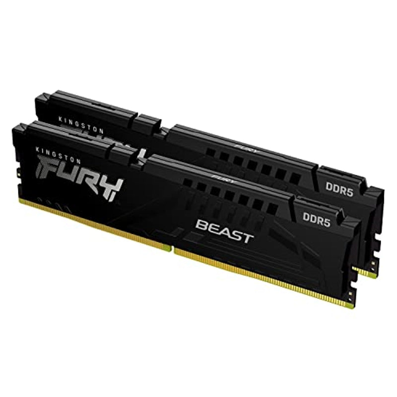 Kingston FURY Beast 32GB (2 x 16GB) 288-Pin PC RAM DDR5 6000 (PC5 48000) Memory (Desktop Memory) Model KF560C30BBEK2-32