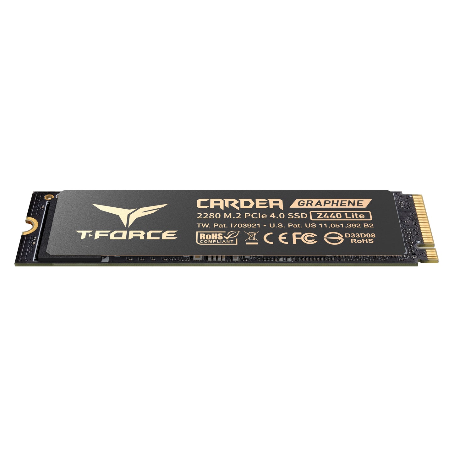 Team Group T-FORCE Z440 LITE M.2 2280 500GB Gaming SSD with Graphene Heat Spreader PCIe 4.0 x4 with NVMe 1.4 TLC NAND, PS5 compatible, Speed up to 5,000 MB/s (TM8FFT500G0C129)