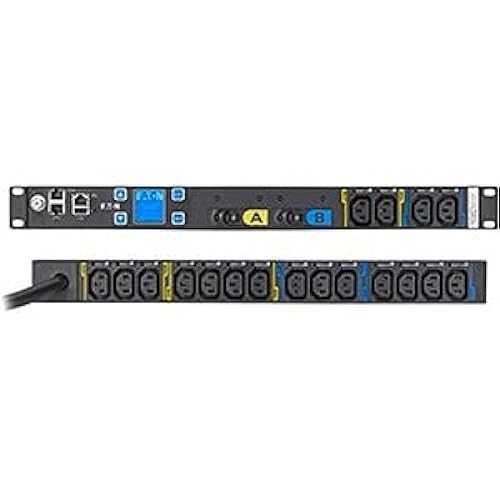 Eaton Metered Input Rack PDU 5.76kW max 200-240V 1U L6-30P Single-Phase PDU
