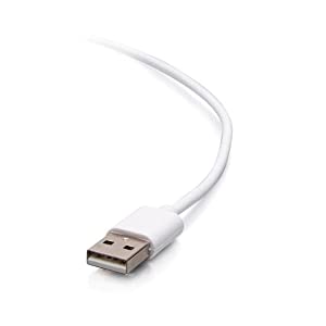 C2g/ cables to go C2G USB A Male to Lightning Male Sync and Charging Cable (White, 0.9M) White 0.9M