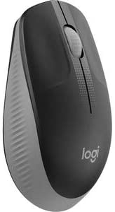 Logitech M190 Full-Size Wireless Mouse - Full-Size Mouse - Optical - Wireless - Radio Frequency - 2.40 GHz - Charcoal - USB - 1000 dpi - Scroll Wheel - 3 Button(s)