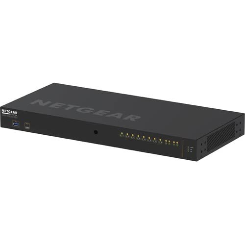 NETGEAR AV Line M4250-10G2XF-PoE+ Ethernet Switch - 10 Ports - Manageable - 3 Layer Supported - Modular - 25 W Power Consumption - 240 W PoE Budget - Optical Fiber, Twisted Pair - PoE Ports - 1U High