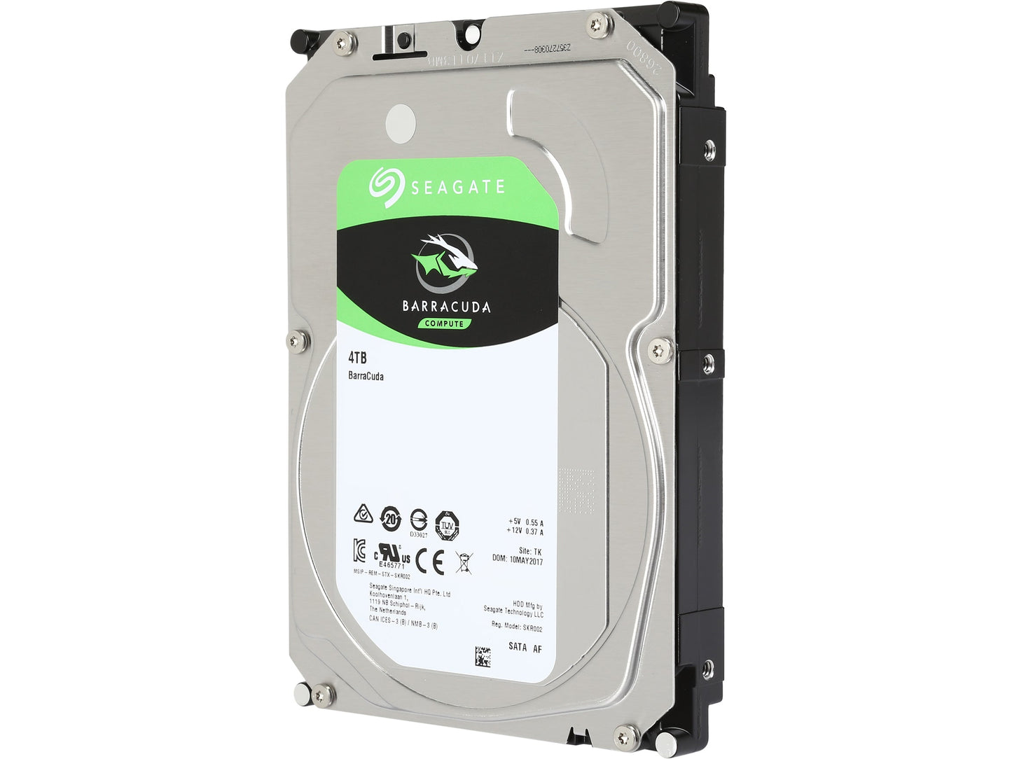 Seagate BarraCuda ST4000DM004 4TB 5400 RPM 256MB Cache SATA 6.0Gb/s 3.5 Hard Drives Bare Drive - OEM