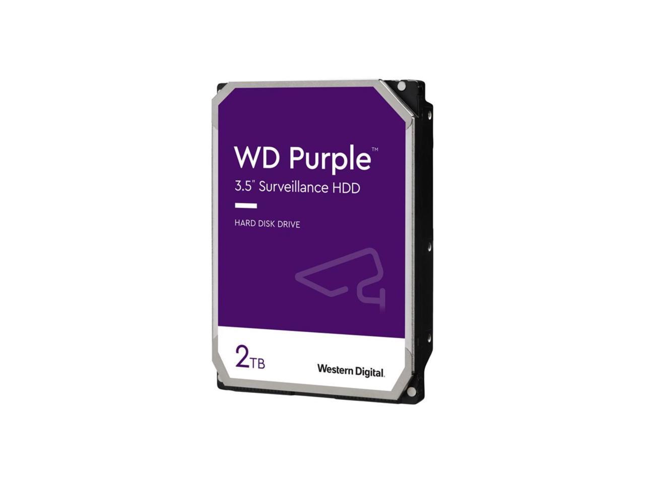 WD 2TB 3.5 SATA PURPLE DRIVE #WD23PURZ