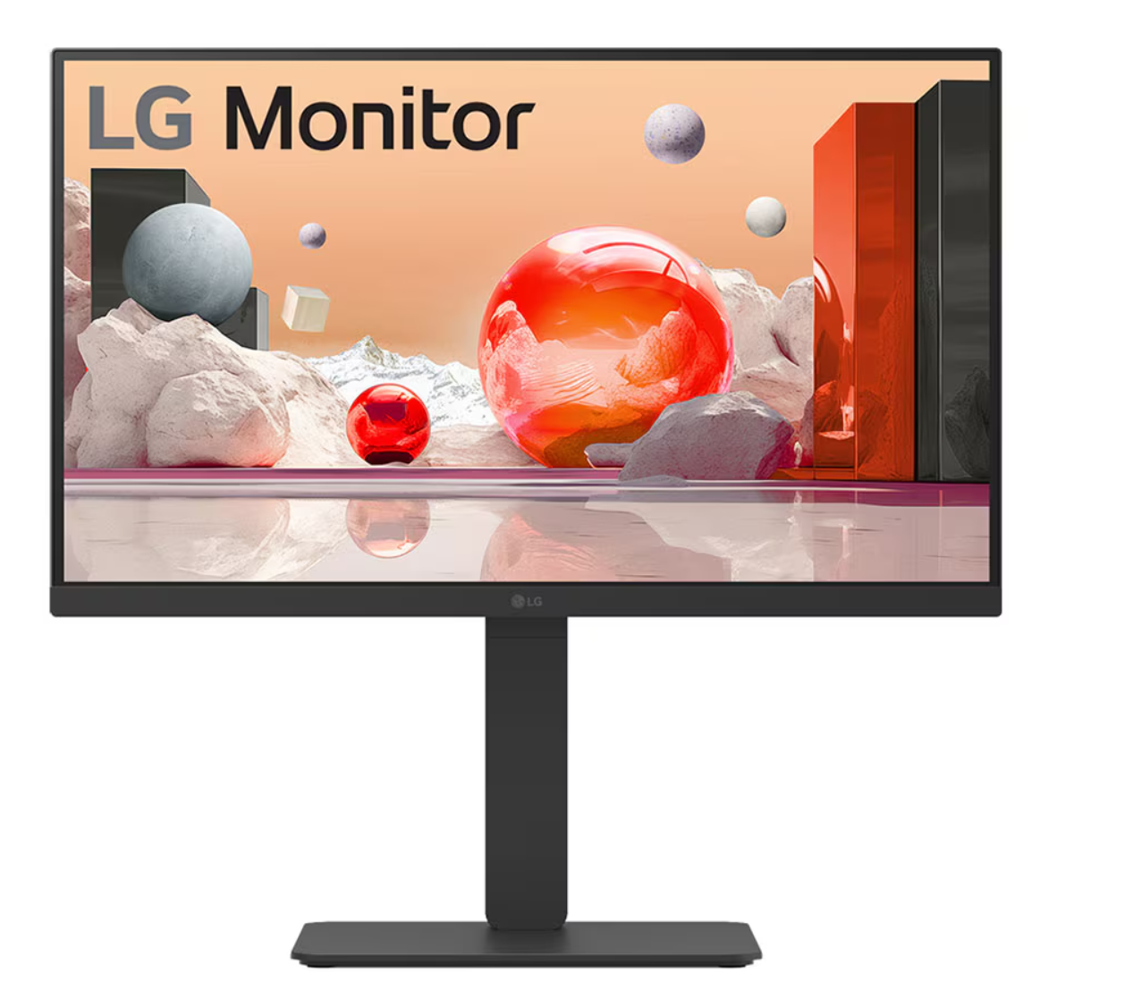 LG 24'' IPS FHD 100Hz Monitor with Webcam/Mic, & UBC Type-C, 24BA850-B