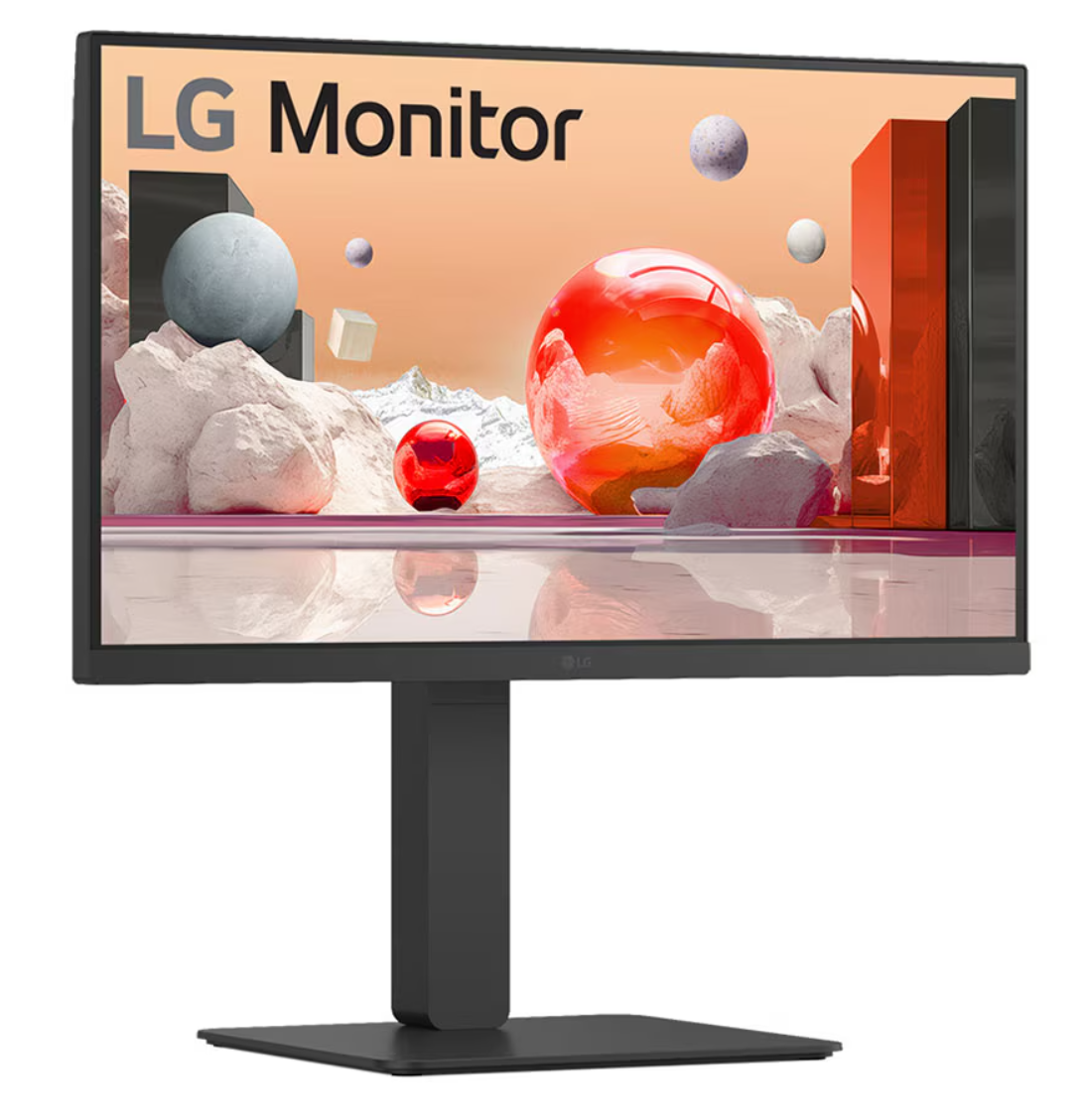 LG 24'' IPS FHD 100Hz Monitor with Webcam/Mic, & UBC Type-C, 24BA850-B