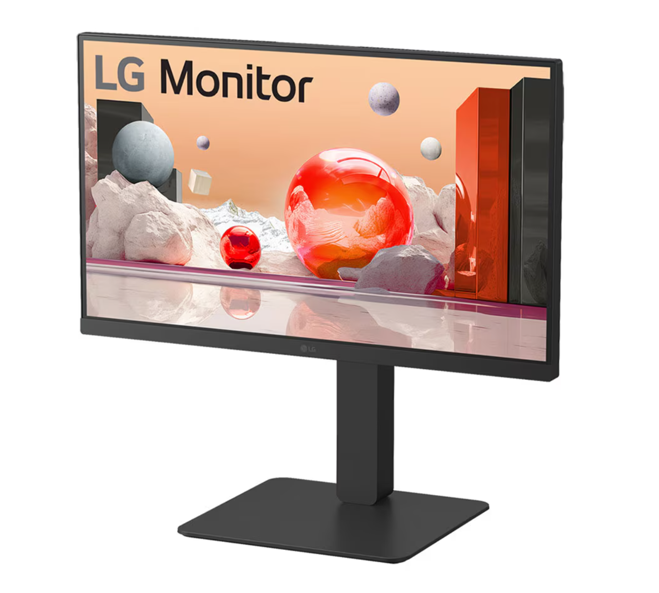 LG 24'' IPS FHD 100Hz Monitor with Webcam/Mic, & UBC Type-C, 24BA850-B