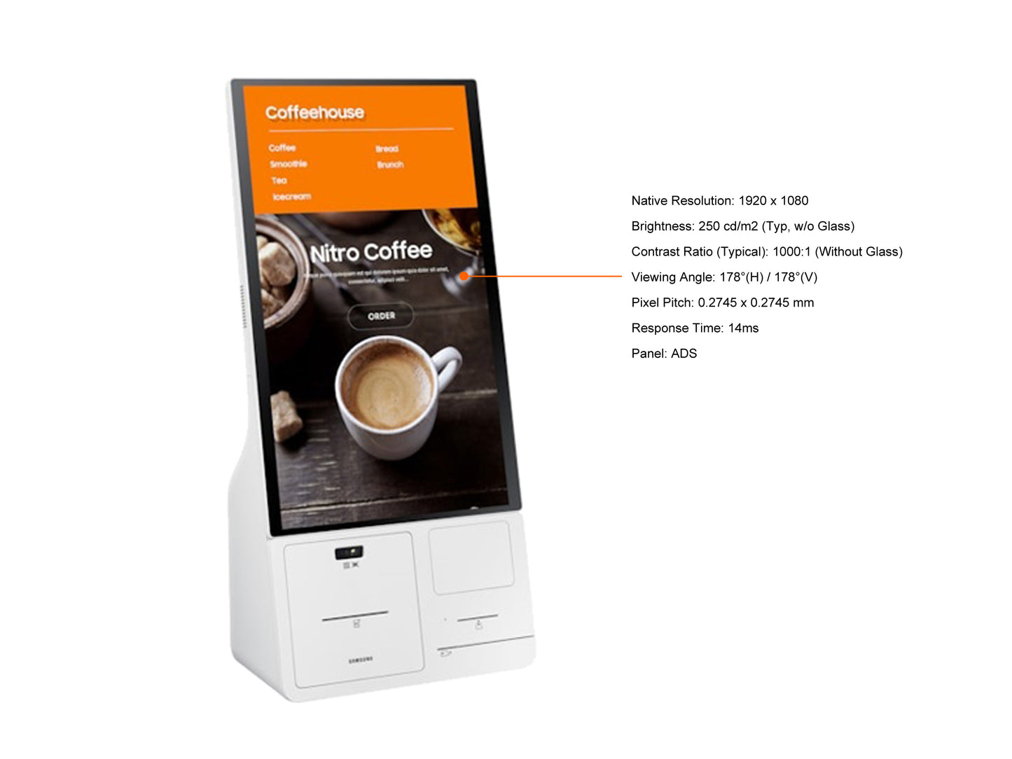 Samsung LH24KMATBGCXZC 24 (Actual 23.8) All-in-one Kiosk Display