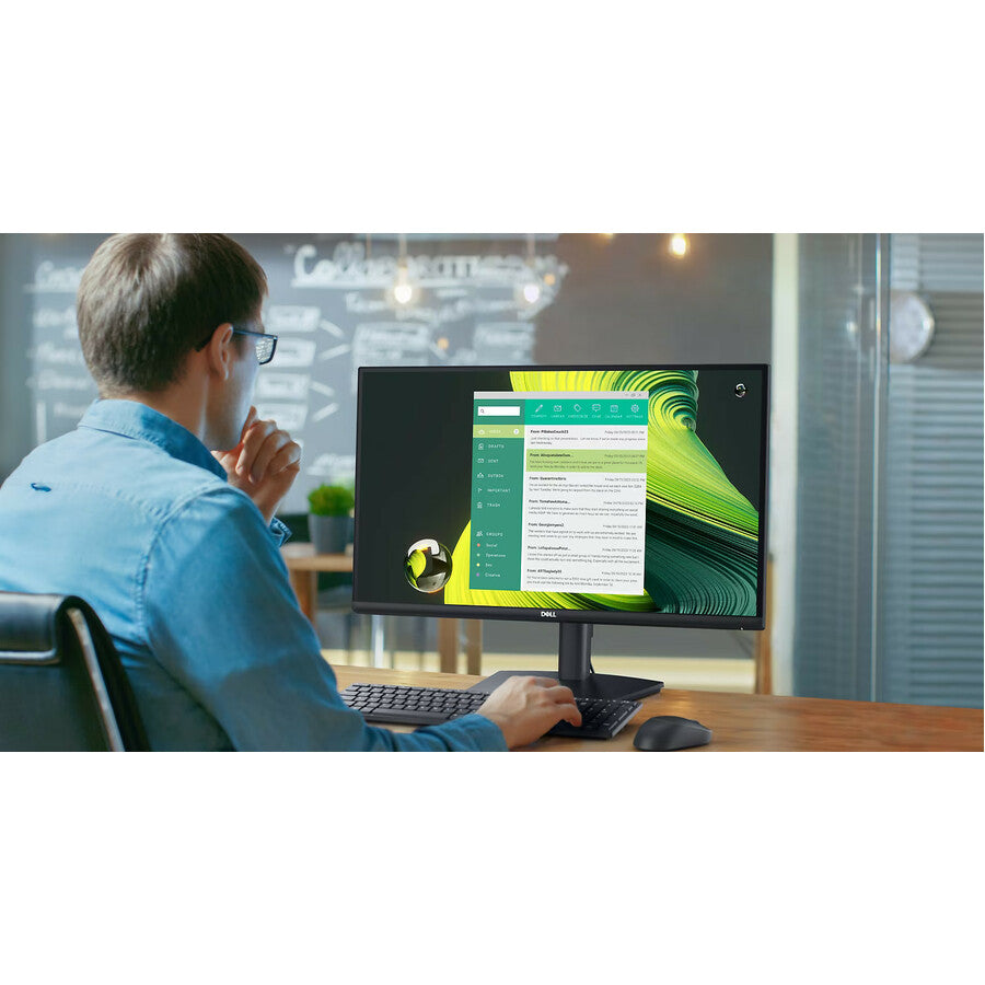 Dell 27 VA LED Backlit Monitors - 5 ms GTG - 1920 x 1080 Full HD - VGA DisplayPort HDMI