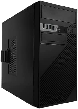 In Win EFS712 Micro ATX Mini Tower Computer Case with 450W PSU, Tool-Free Design, 5.25" Drive Bay x 1, 3.5" Drive Bay x 1, USB 3.0 x 2 + USB 2.0 x 2 Front Ports, HD Audio