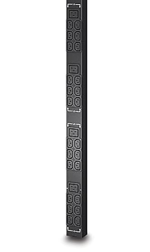 APC by Schneider Electric APC NetShelter Metered Rack PDU, 0U, 3PH, 11kW 230V 16A or 11kW 230V 16A, 36 C13 and 6 C19 outlets, IEC 309 3P+N+PE cord - Metered - IEC 60309 16A 3P+N+PE, IEC 60309 20A 3P+N+PE - 400 V