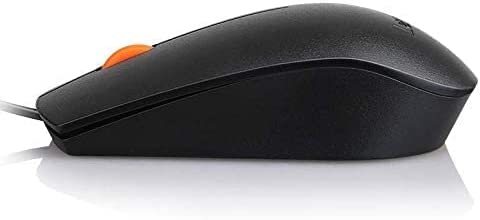 Lenovo 300 USB Combo, Full-Size Wired Keyboard & Mouse, Ergonomic, Left or Right Hand Mouse, Optical Mouse, GX30M39606, Black Keyboard + Mouse Black
