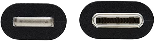 Tripp Lite USB-C to Lightning Sync/Charge Cable (M/M), MFi Certified, Black, 9.8 ft. (M102-03M-BK)