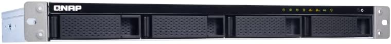 QNAP TS-431XeU-2G-US 4-Bay 1U Short-Depth Rackmount NAS with Built-in 10GbE Network 2 GB
