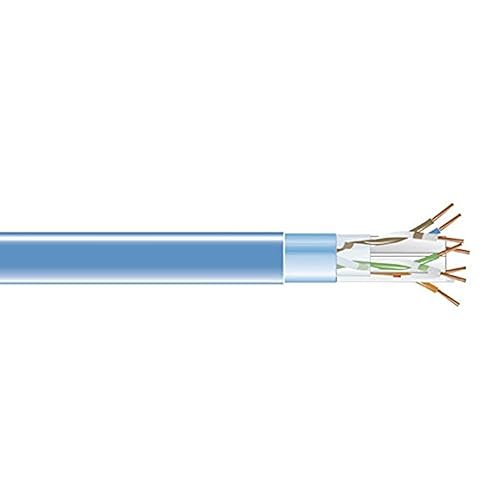 BLACKBOX CAT6 400-MHz Solid Ethernet Bulk Cable - Shielded (F/UTP), CMP Plenum, 1000-ft. (304.8-m) Spool