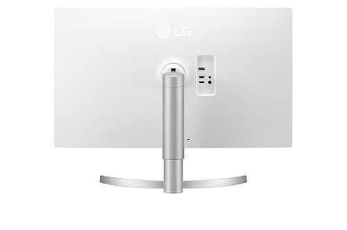 LG UHD IPS Monitor 32” UHD (3840 x 2160) Display, DCI-P3 95% Color Gamut, 3-Side Virtually Borderless Display, Height/Tilt Adjustable Stand, Built-in Speaker, 32UN650K-W, White Height Adjustable White 32"