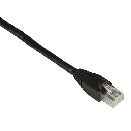 BLACK BOX NETWORK SRV - GigaTrue CAT6 Channel 550-MHz Patch Cable UTP Snagless Boots Black 50-ft. 15.2-m
