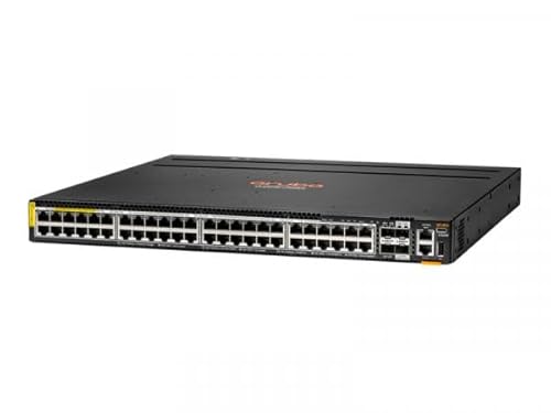 Aruba CX 6300 Layer 3 Switch - 48 Ports - Manageable - 5 Gigabit Ethernet, 25 Gigabit Ethernet, 50 Gigabit Ethernet - 5GBase-T, 25GBase-X, 50GBase-X - 3 Layer Supported - Modular - 4 SFP Slots - 184 W