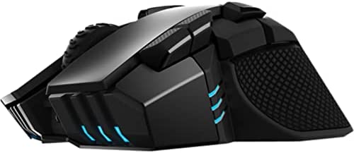 Corsair Ironclaw Wireless RGB - FPS and MOBA Gaming Mouse - 18,000 DPI Optical Sensor - Sub-1 ms SLIPSTREAM Wireless Wireless Mouse