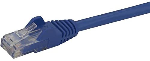 StarTech.com 5ft CAT6 Ethernet Cable - Black CAT 6 Gigabit Ethernet Wire -650MHz 100W PoE RJ45 UTP Category 6 Network/Patch Cord Snagless w/Strain Relief Fluke Tested UL/TIA Certified (N6PATCH5BL)