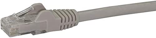 StarTech.com 5ft CAT6 Ethernet Cable - Black CAT 6 Gigabit Ethernet Wire -650MHz 100W PoE RJ45 UTP Category 6 Network/Patch Cord Snagless w/Strain Relief Fluke Tested UL/TIA Certified (N6PATCH5GR) Gray 5 ft / 1.5 m 1 Pack