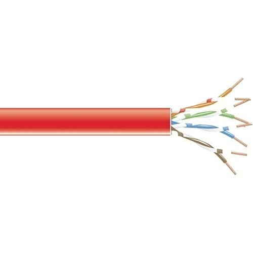 BLACK BOX NETWORK SRV - GigaTrue 550 CAT6 550-MHz Stranded Bulk Cable 4-Pair PVC 24 AWG Red 1000-ft. 304