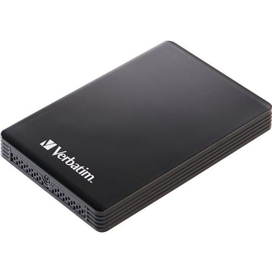 Verbatim Hard Disk Drives - 256gb Vx460 External Ssd - 5.2in. X 7.3in. X 1.5in. - Black