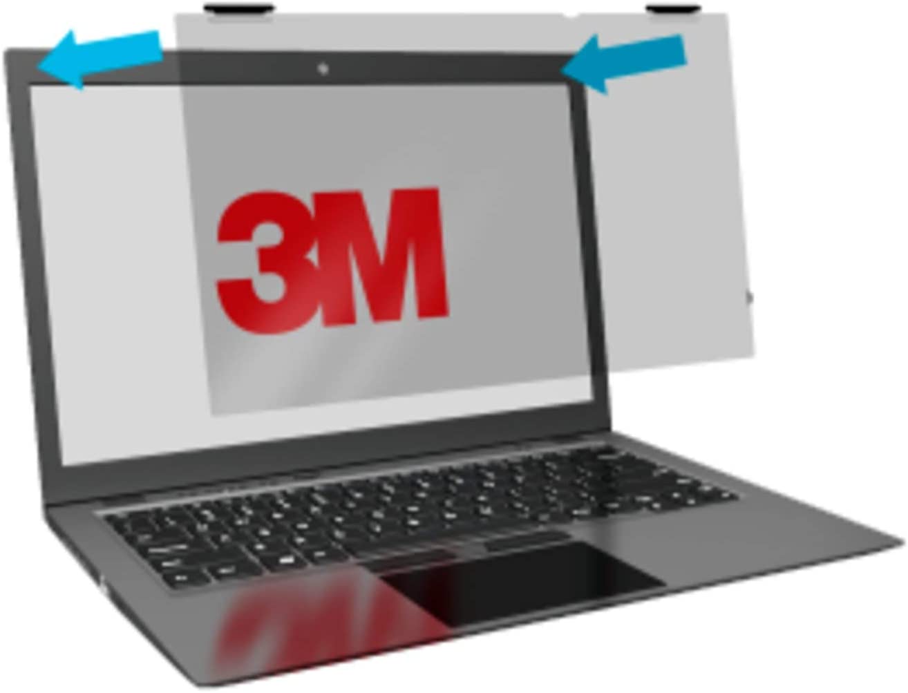 3M High Clarity Privacy Filter Black 8.74" x 13.50" x 0.25" - Dealtargets.ca