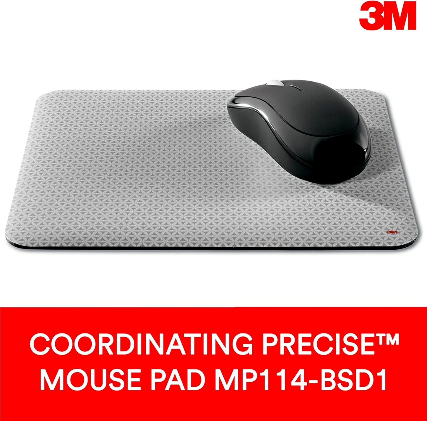 3M Keyboard and Mouse Wrist Rest, 25" Long, Ergonomic Gel with Antimicrobial Protection, Black Leatherette 25" Leatherette Cover - Dealtargets.ca