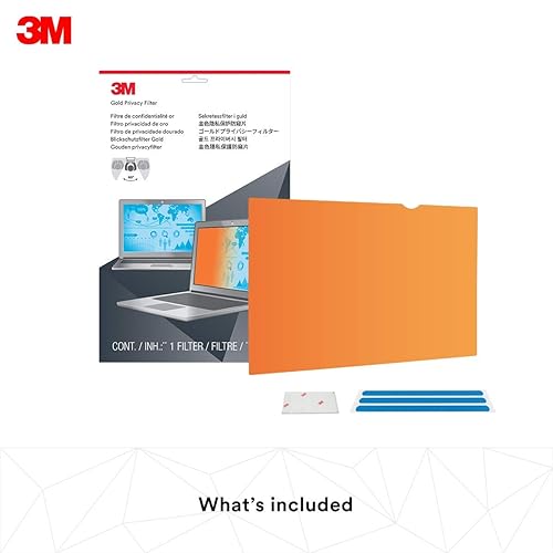 3M Laptop Screen Privacy Filter for 13.3 inch Monitors - Gold - Widescreen 16:10 - GF133W1B - Dealtargets.ca