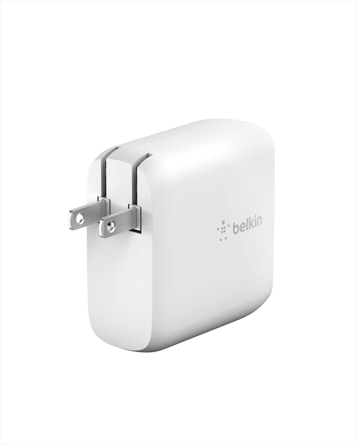 Belkin USB-PD GaN Charger 68W (USB-C iPhone Fast Charger, MacBook Pro Charger, iPad Pro, Pixel, Galaxy, More), USB-C Power Delivery with 2M (6.6ft) PVC USB-C to USB-C Charging Cable (WCH003dq)