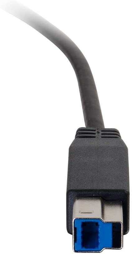 C2g/ cables to go C2G 28866 USB 3.0 (USB 3.1 Gen 1) USB-C to USB-B Cable Thunderbolt 3, Tablet, Chromebook Pixel, Samsung Galaxy TabPro S, LG G6, MacBook (6 Feet, 1.82 Meters)