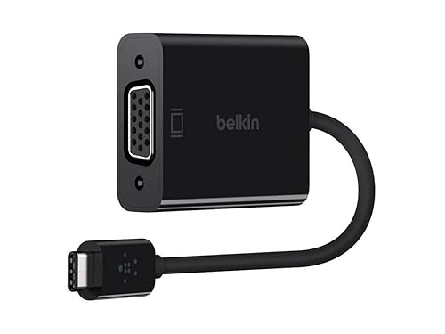 Belkin USB-C to VGA Adapter (For Business / Bag & Label) - USB Type C - 1 x VGA