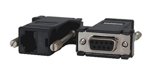 Opengear 319015 - DB9F to RJ45 Crossover Serial Adapter - 6" DB-9/RJ-45 Data Transfer Cable for Network Device, Modem - First End: 1 x RJ-45 Network - Female - Second End: 1 x 9-pin DB-9 Serial - Female - Black