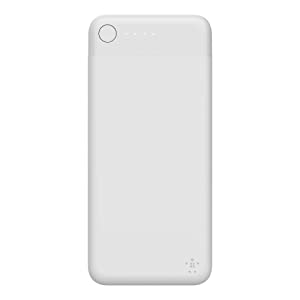 Belkin Boost Charge Power Bank 5K with Lightning Connector (MFi-Certified 5000 mAh Portable Charger for iPhone/iPad/AirPods), White White 5000 mAh