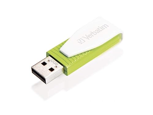 Verbatim 32GB Swivel USB Flash Drive - Eucalyptus Green 32 GB Green