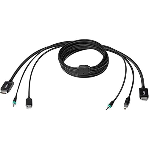 Belkin DisplayPort + USB A/B +Audio Combo Cable F1D9019B10T