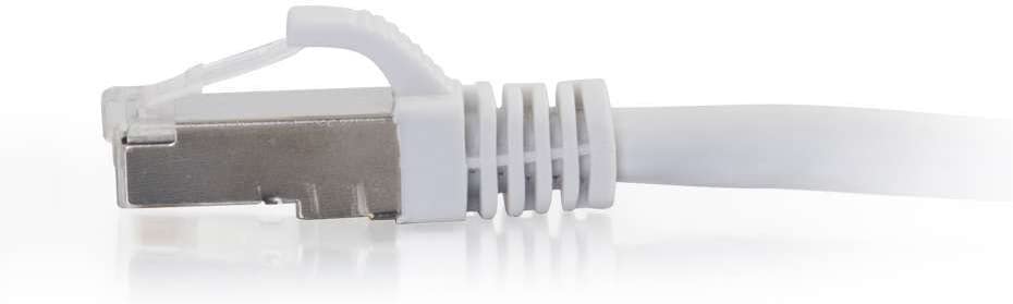 C2g/ cables to go C2G 00915 Cat6 Cable - Snagless Shielded Ethernet Network Patch Cable, White (2 Feet, 0.60 Meters) STP 2 Feet White