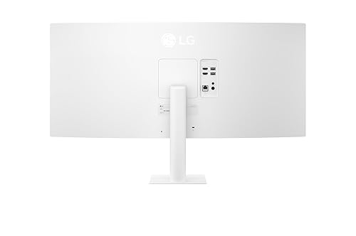 LG Smart Monitor 34" QHD Curved Display with webOS, ThinQ App, Google Cast, AirPlay 2, Screen Share, HDR10, sRGB 99%, Bluetooth, Remote PC Access (34U601SA) 34" VA QHD 3440 x 1440