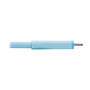 Tripp Lite Safe-IT USB-A to USB-C Charge Cable for iPhone iPad Android & More, Male-to-Male, 60W Charging, Ultra-Flexible, MFi Certified, Light Blue, 6 Feet / 1.8M, 2-Year Warranty (U038AB-006-S-LB)