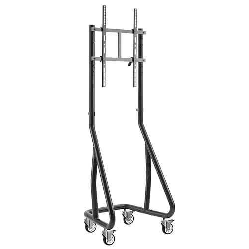 Tripp Lite Heavy-Duty Mobile TV Floor Stand Cart, 45 to 60 inch Vertical/Portait Displays, VESA-Compliant, Secure Display Combination Lock, Cable Management Routes, 5-Year Warranty (DMCSP4560HDS)
